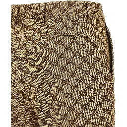 Beige Cotton Bermuda Shorts