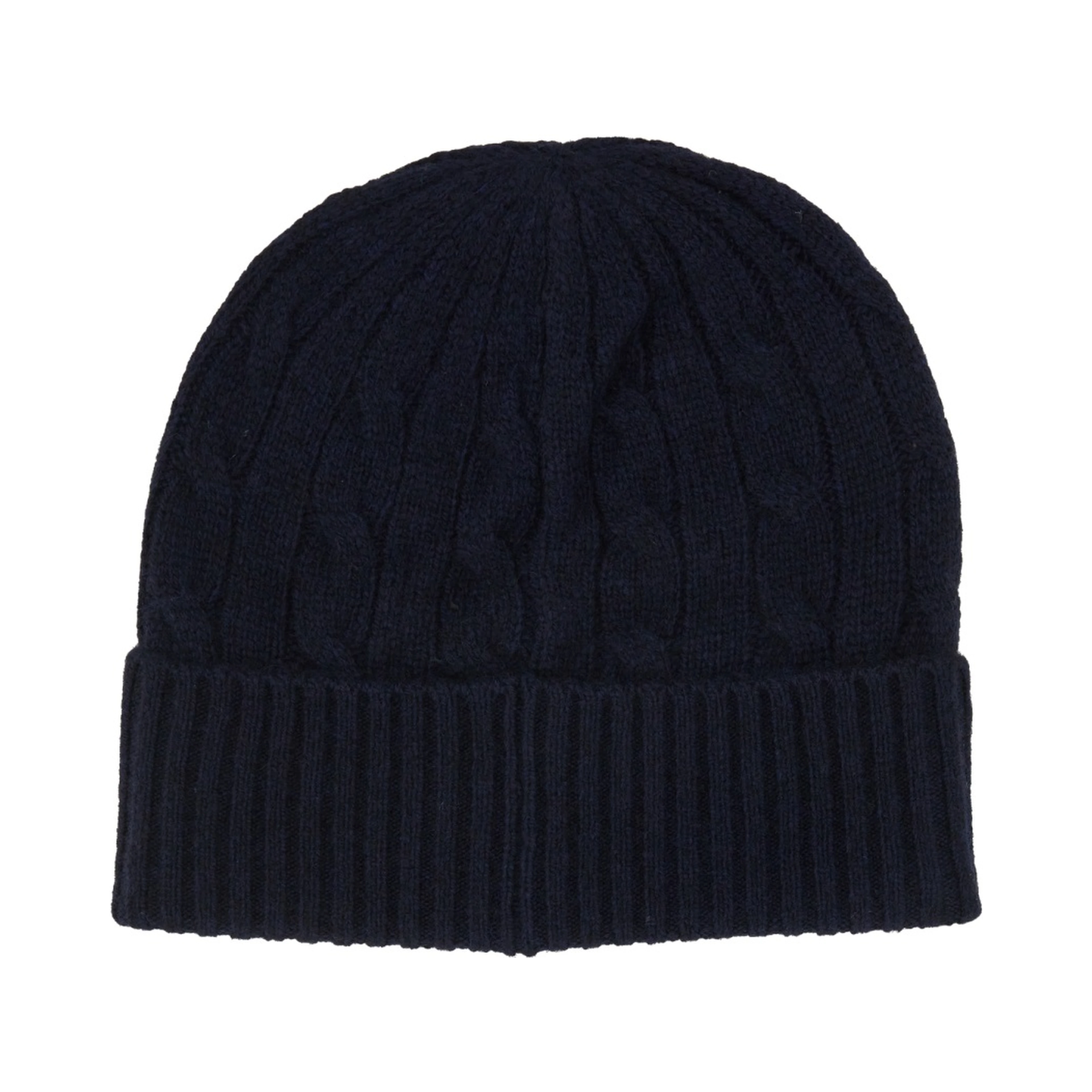 BRAIDED WOOL AND CASHMERE BEANIE