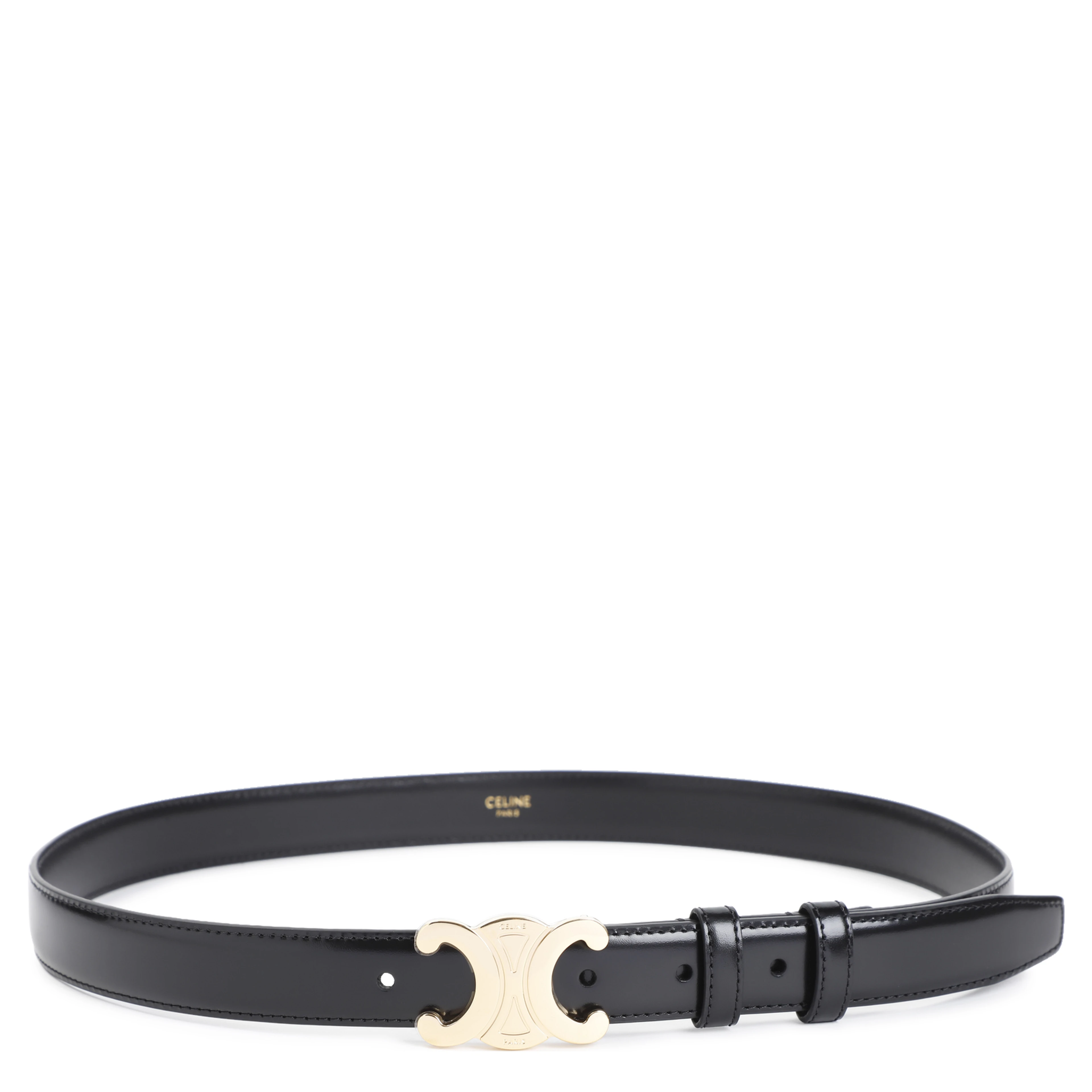 Celine Triomphe Leather Belt