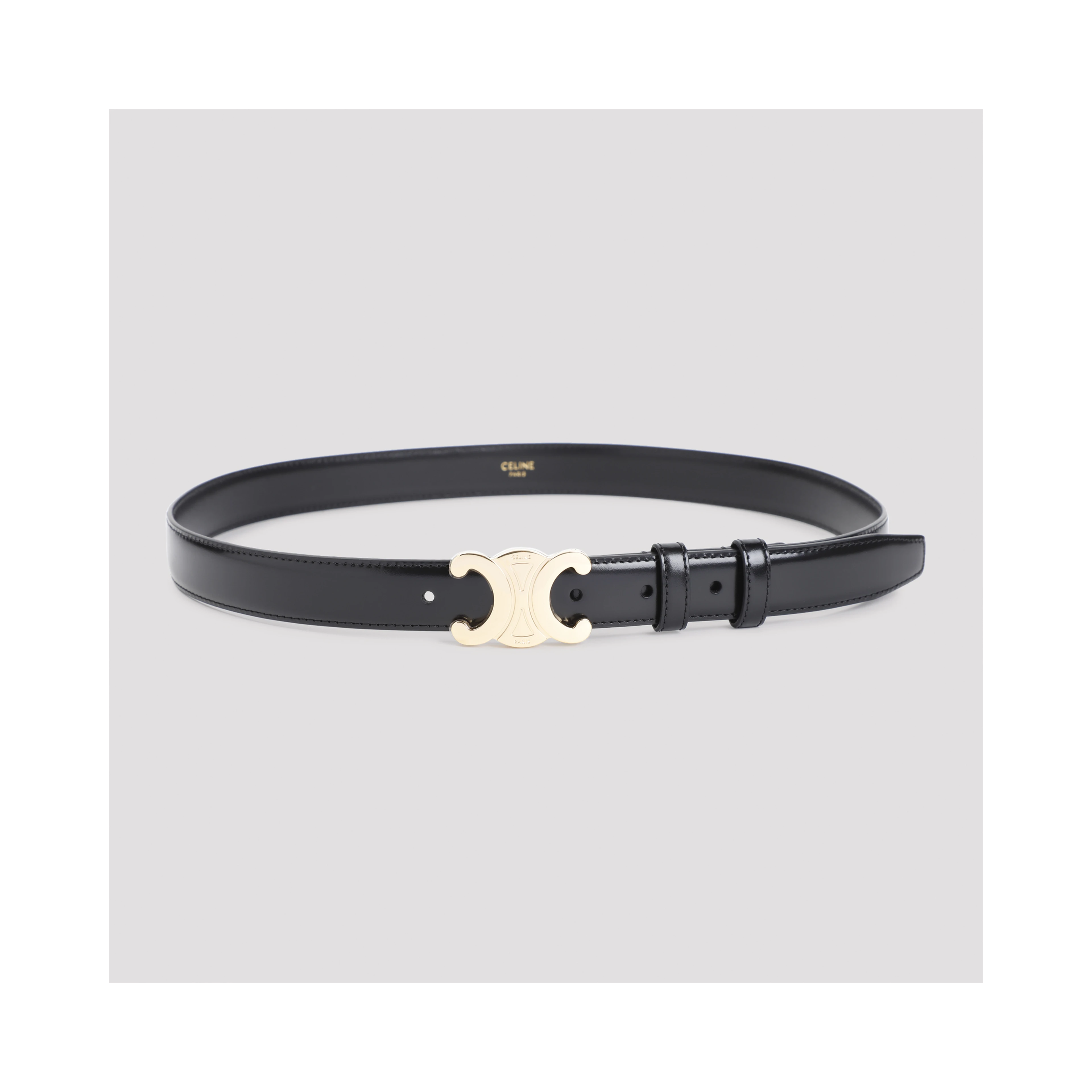 Celine Triomphe Leather Belt