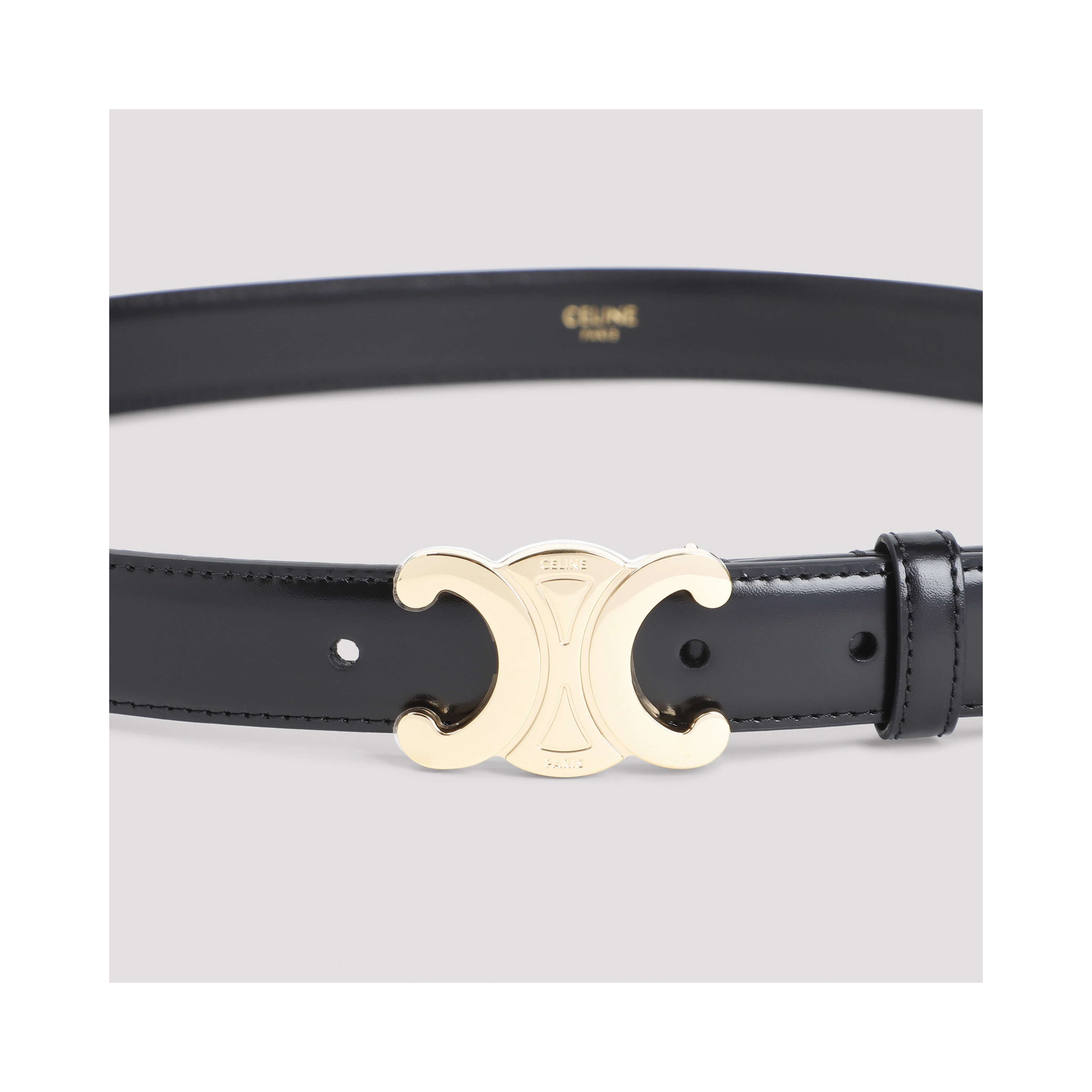 Celine Triomphe Leather Belt