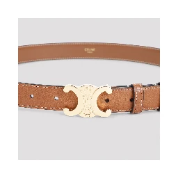Celine Triomphe Leather Belt