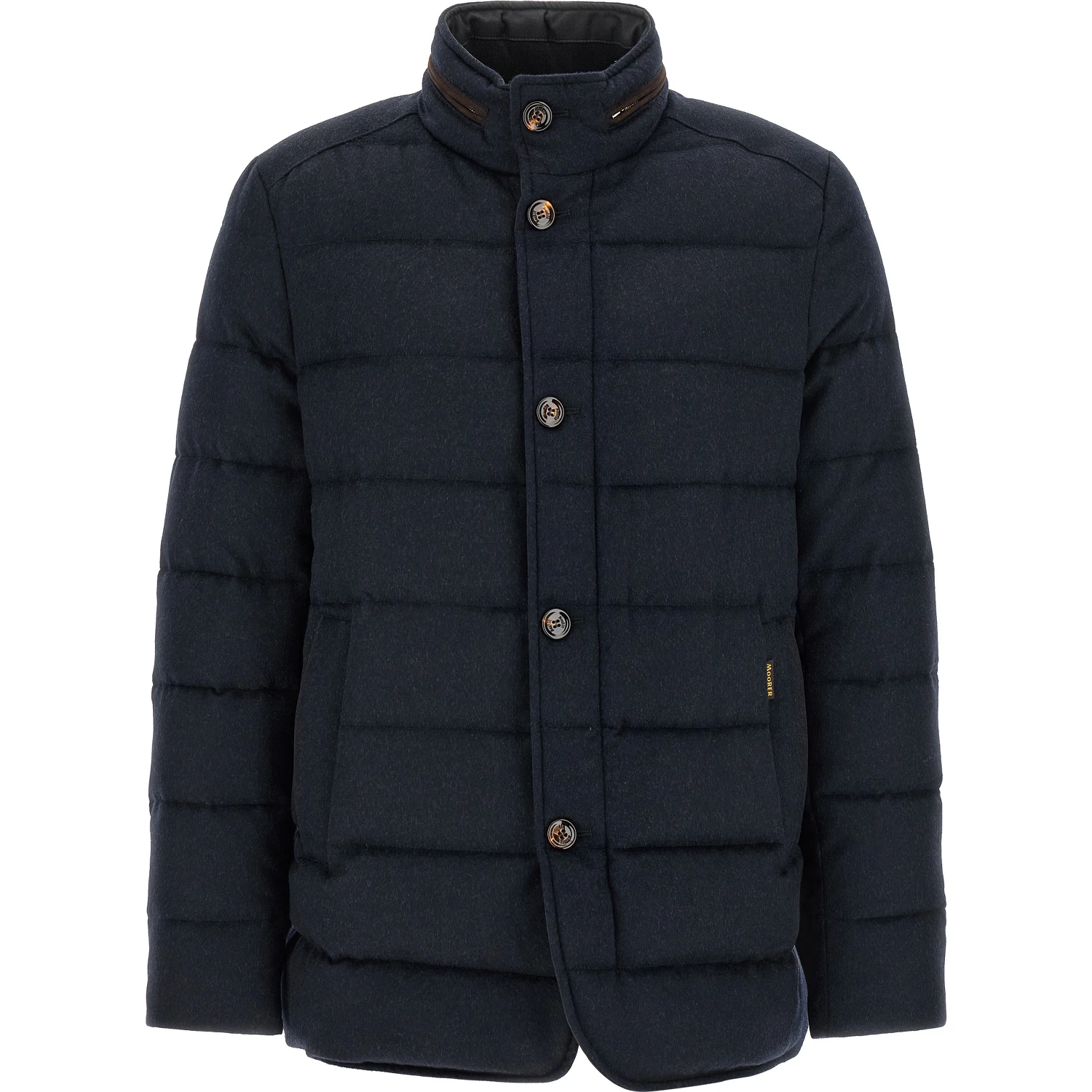 Blue Wool Full-Length Jacket