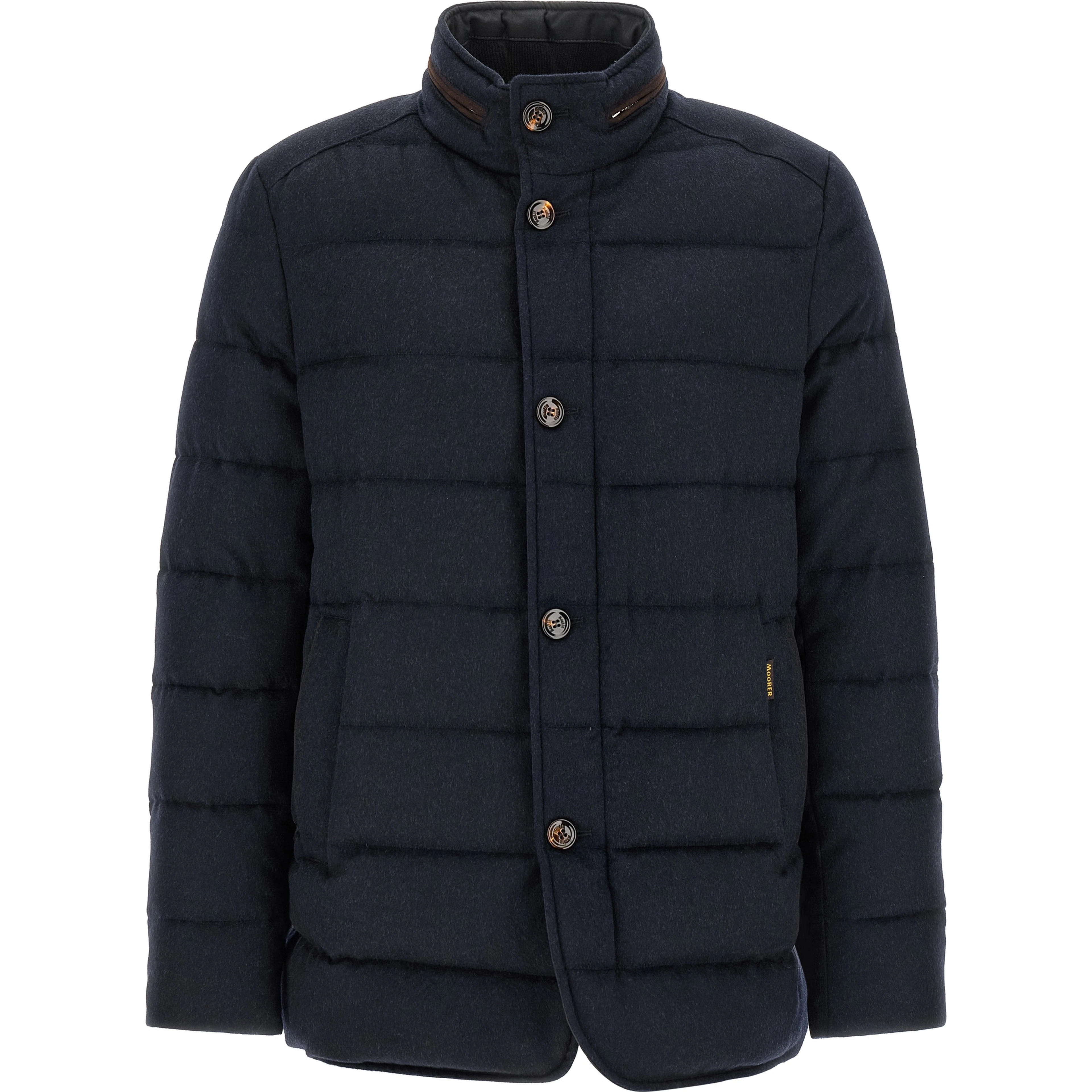 Blue Wool Full-Length Jacket