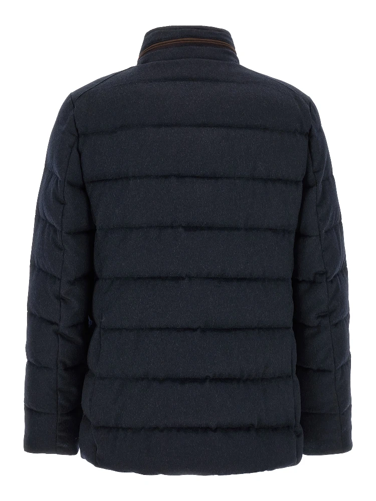 Blue Wool Full-Length Jacket alternative