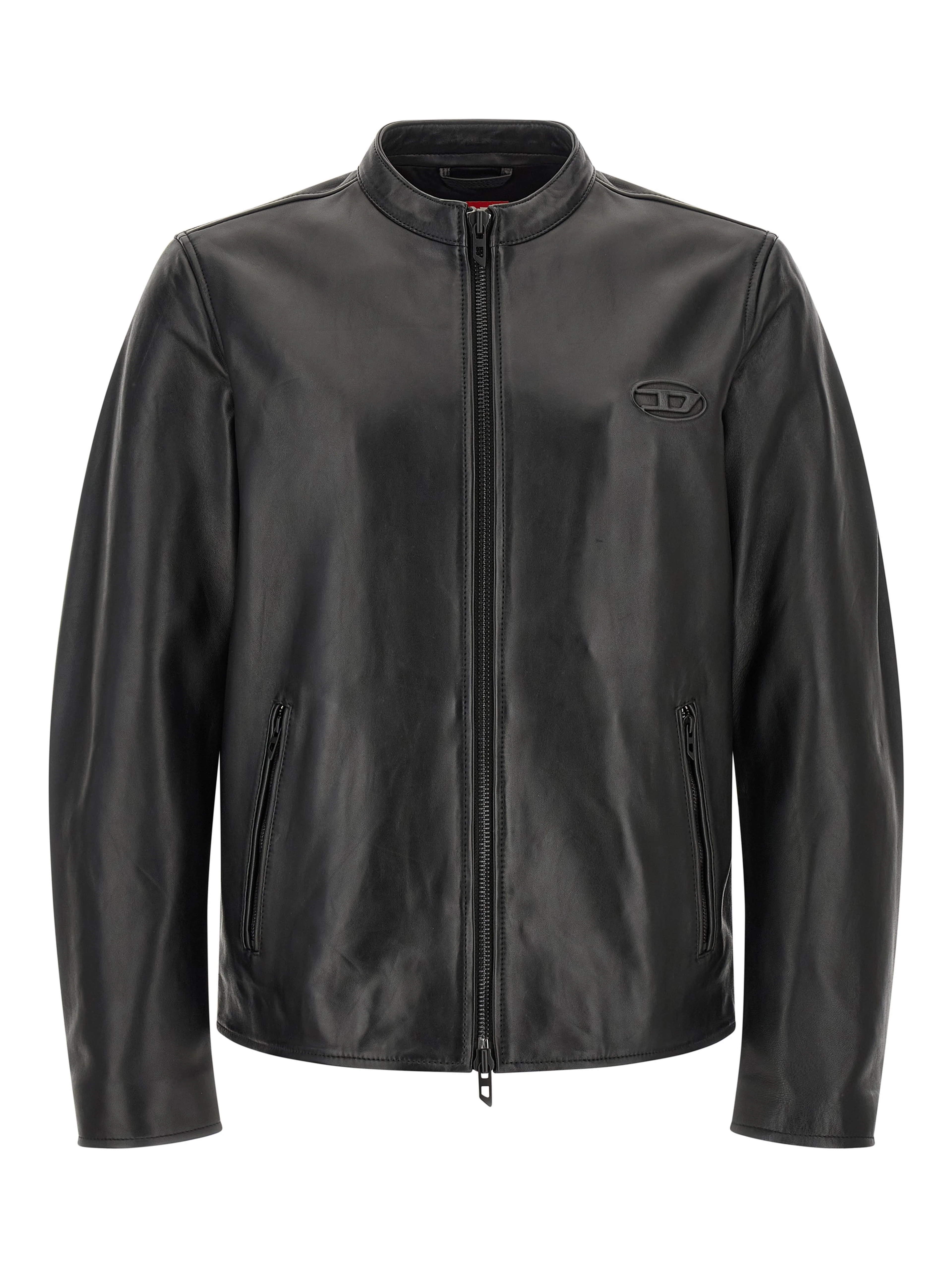 Black Lamb Leather Leather Jacket