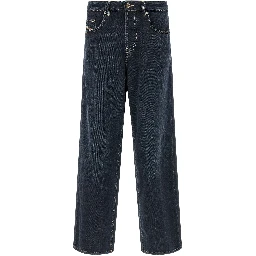 Blue Cotton Relaxed Fit Jeans