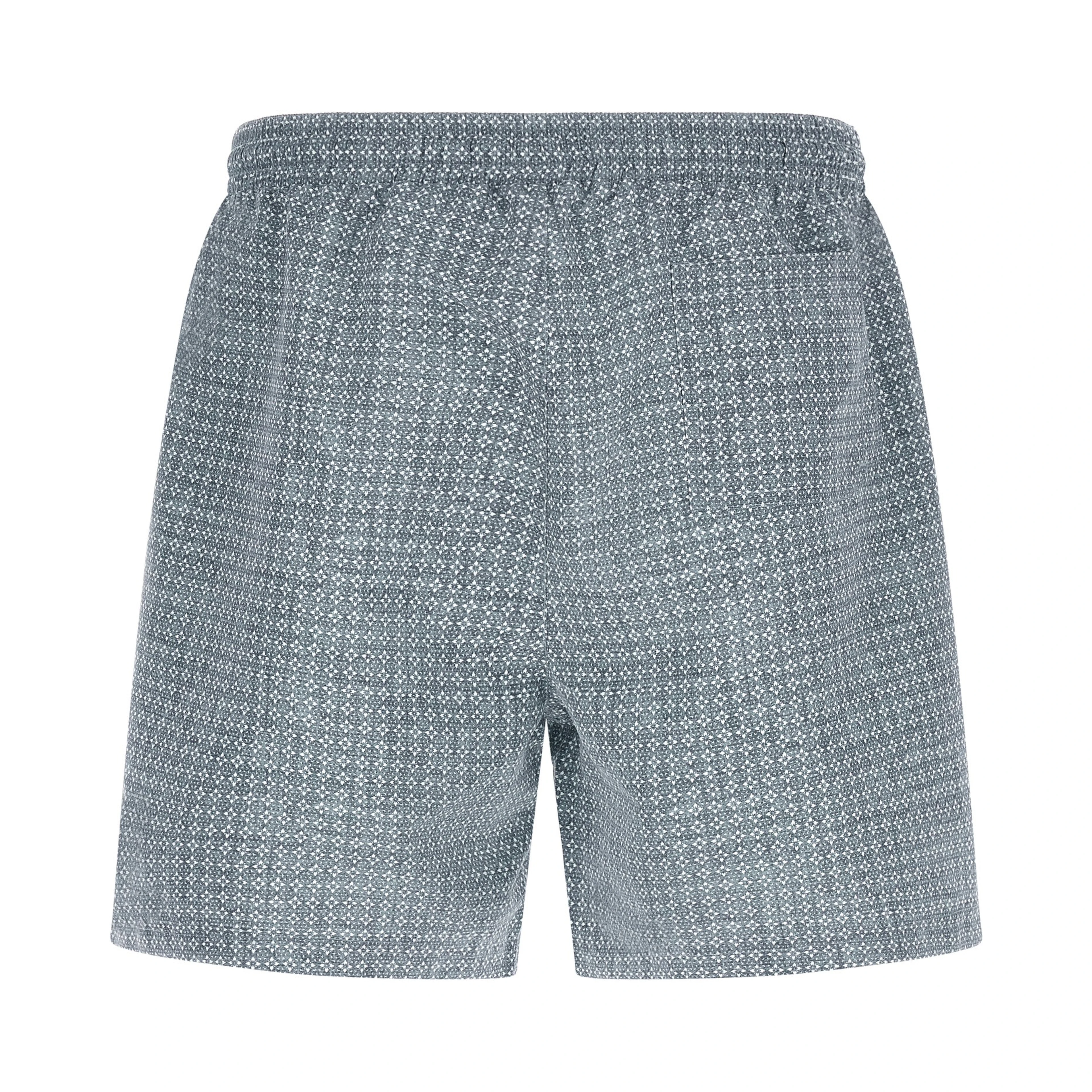 Blue Polyester Swim Shorts