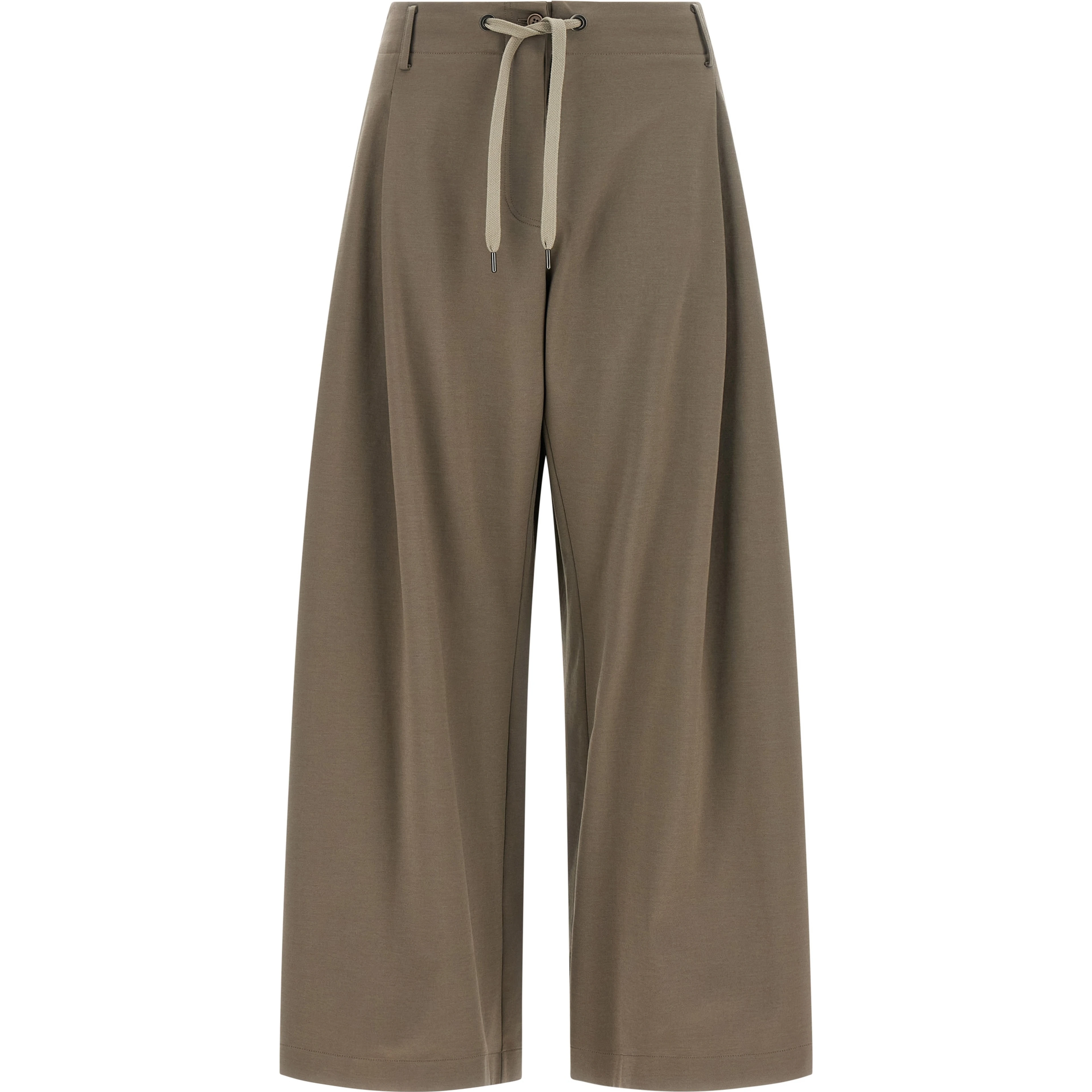 Gray Cotton Athletic Pants