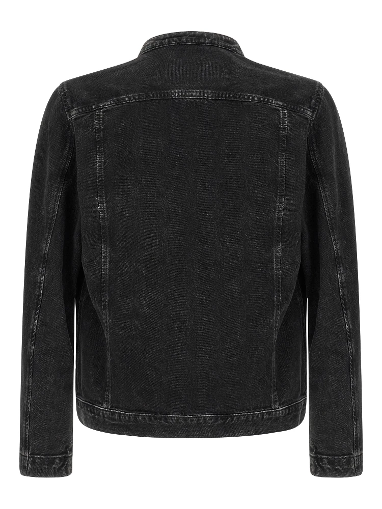 Black Cotton Denim Jacket alternative
