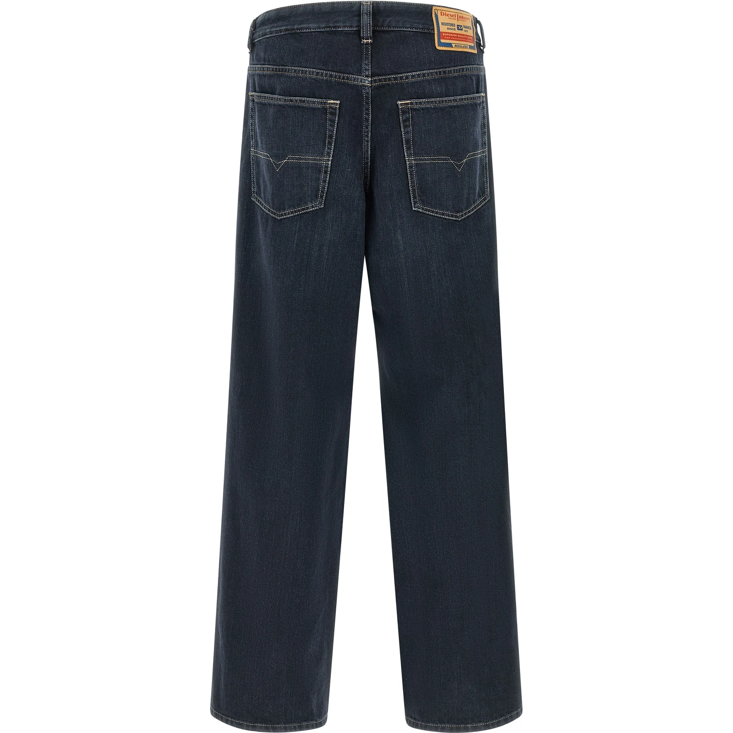Blue Cotton Relaxed Fit Jeans