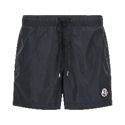 Blue Polyamide Cargo Shorts