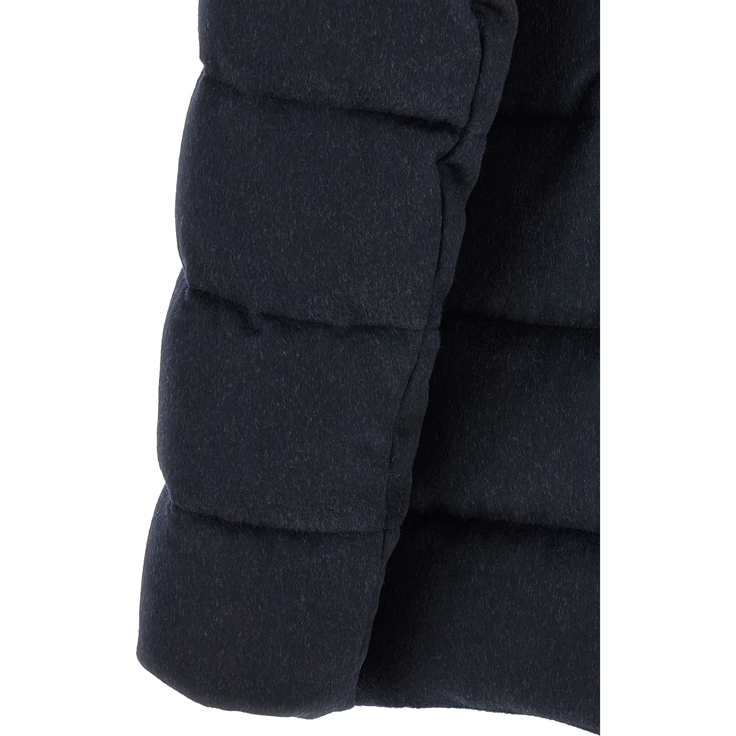 Blue Wool Full-Length Jacket