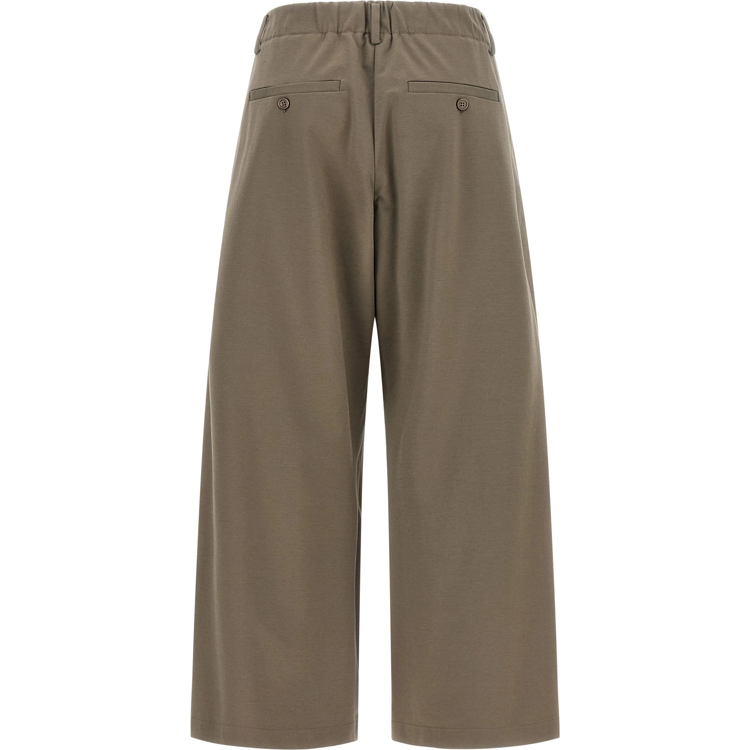 Gray Cotton Athletic Pants