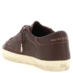 Bordeaux Cowhide Low Top Sneakers