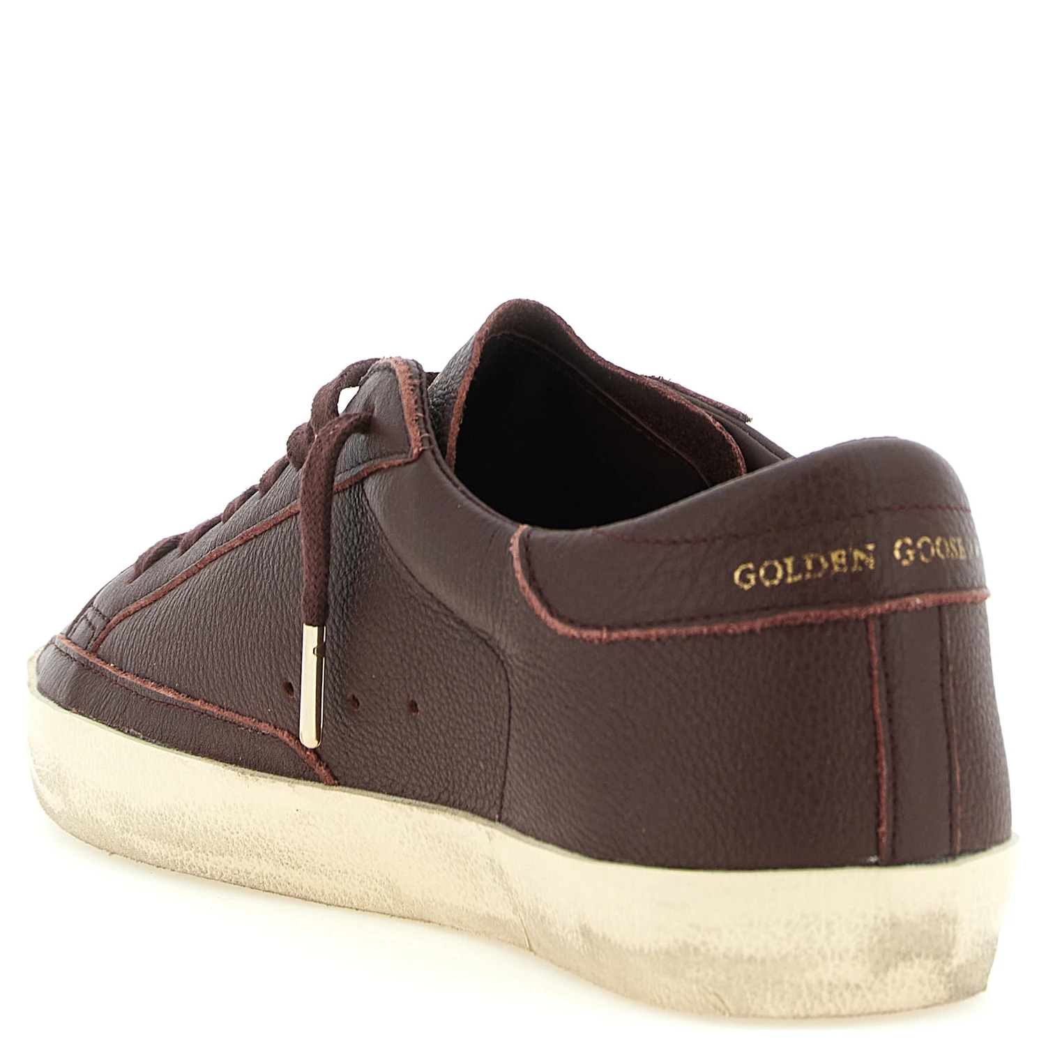 Bordeaux Cowhide Low Top Sneakers