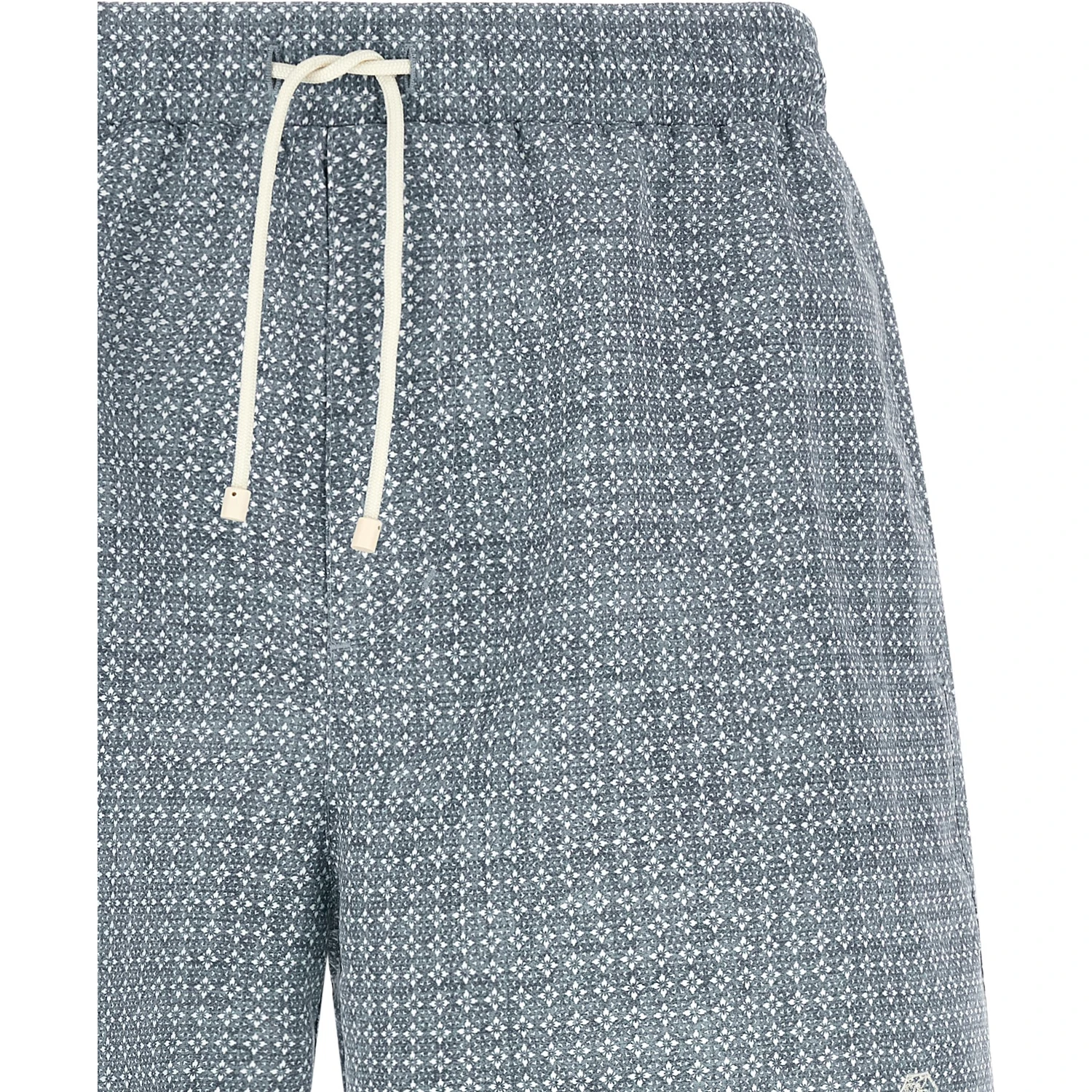 Blue Polyester Swim Shorts