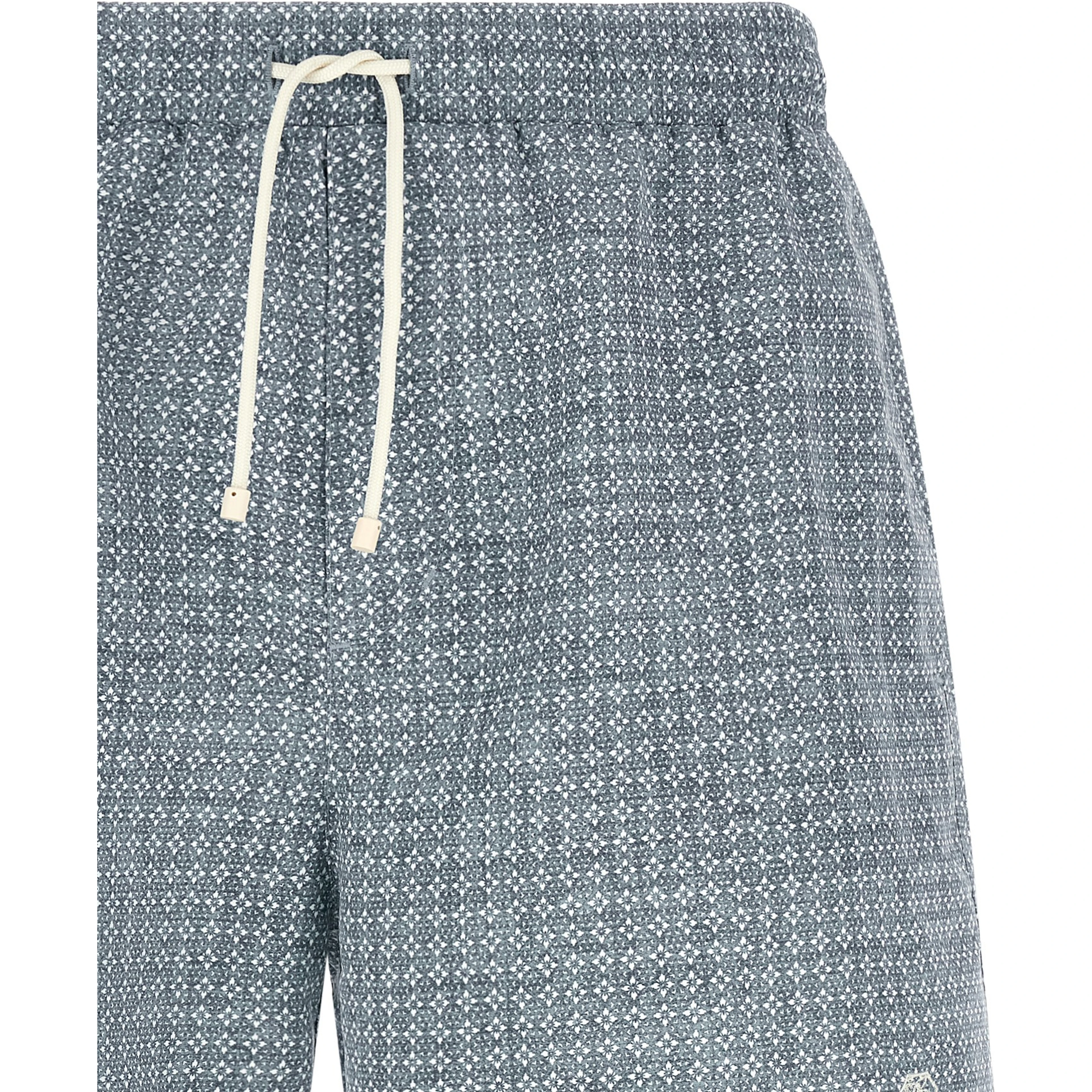 Blue Polyester Swim Shorts