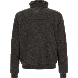 Brown Wool Bomber
