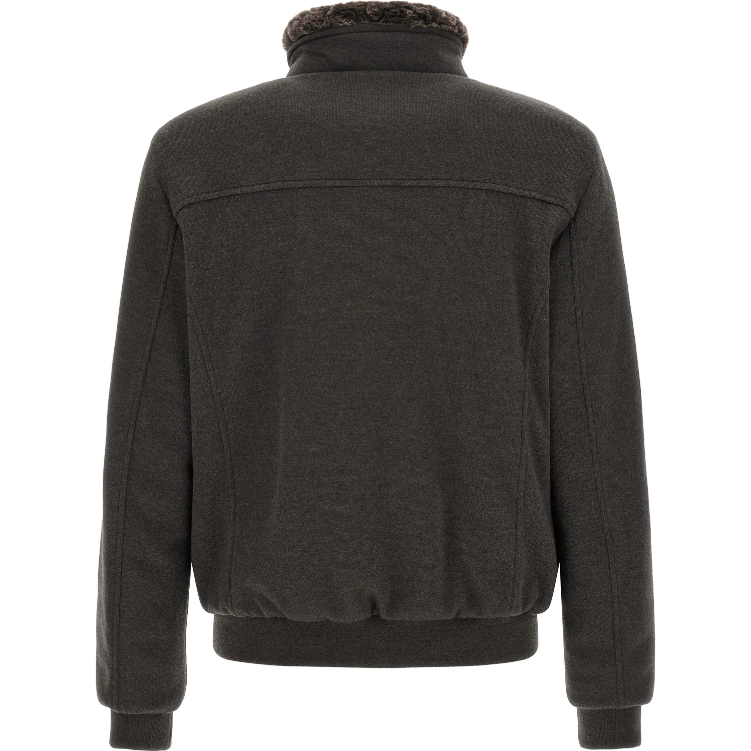 Brown Wool Bomber