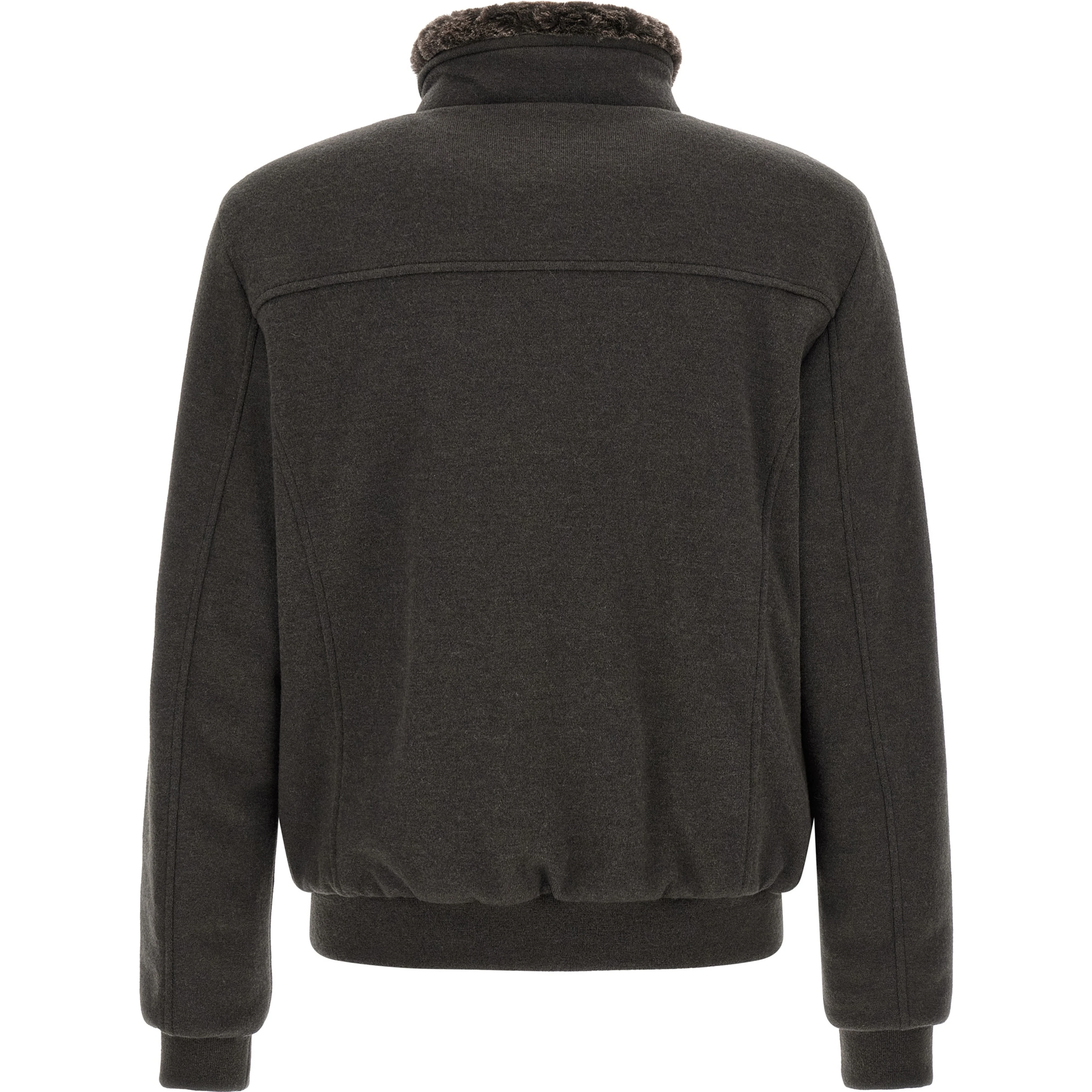 Brown Wool Bomber