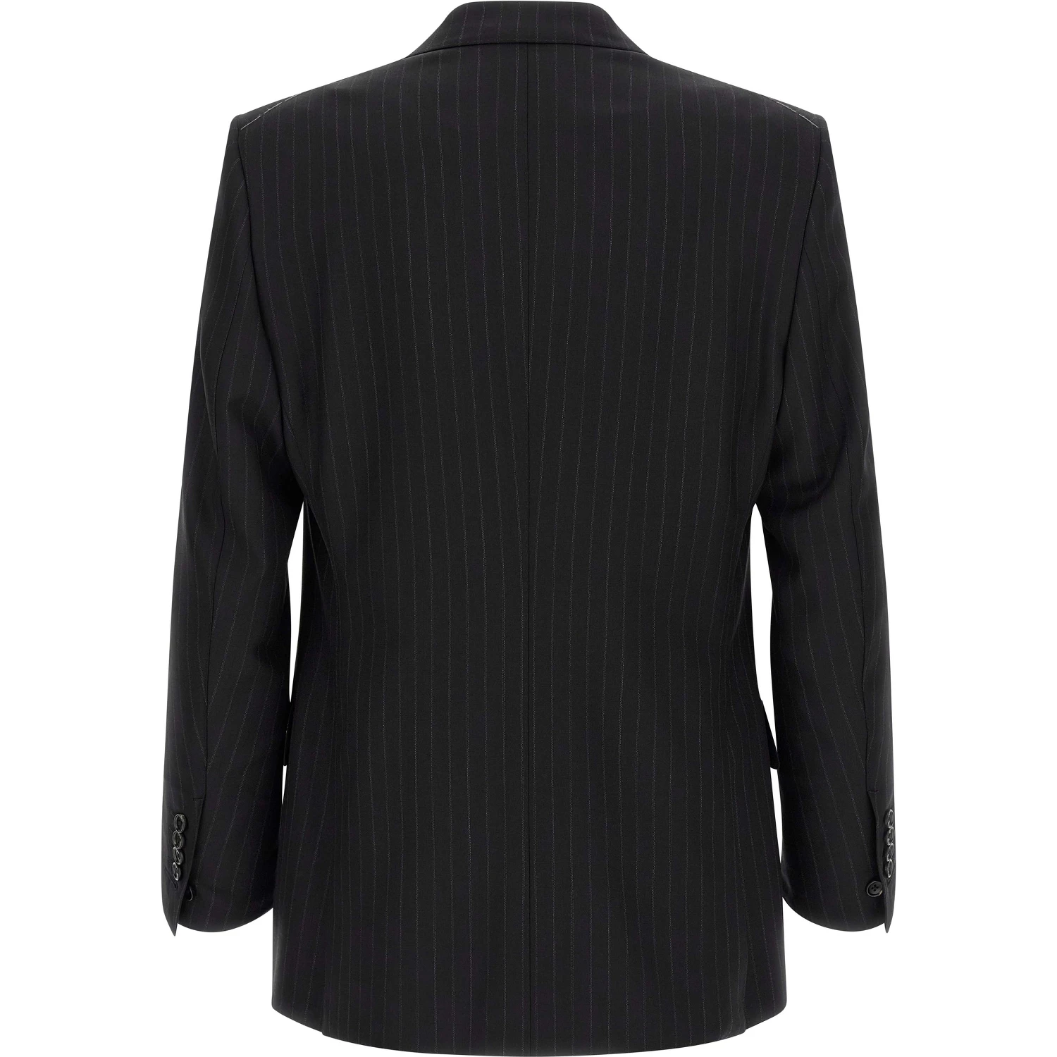 Black Wool Two-Piece Suit