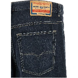Blue Cotton Relaxed Fit Jeans