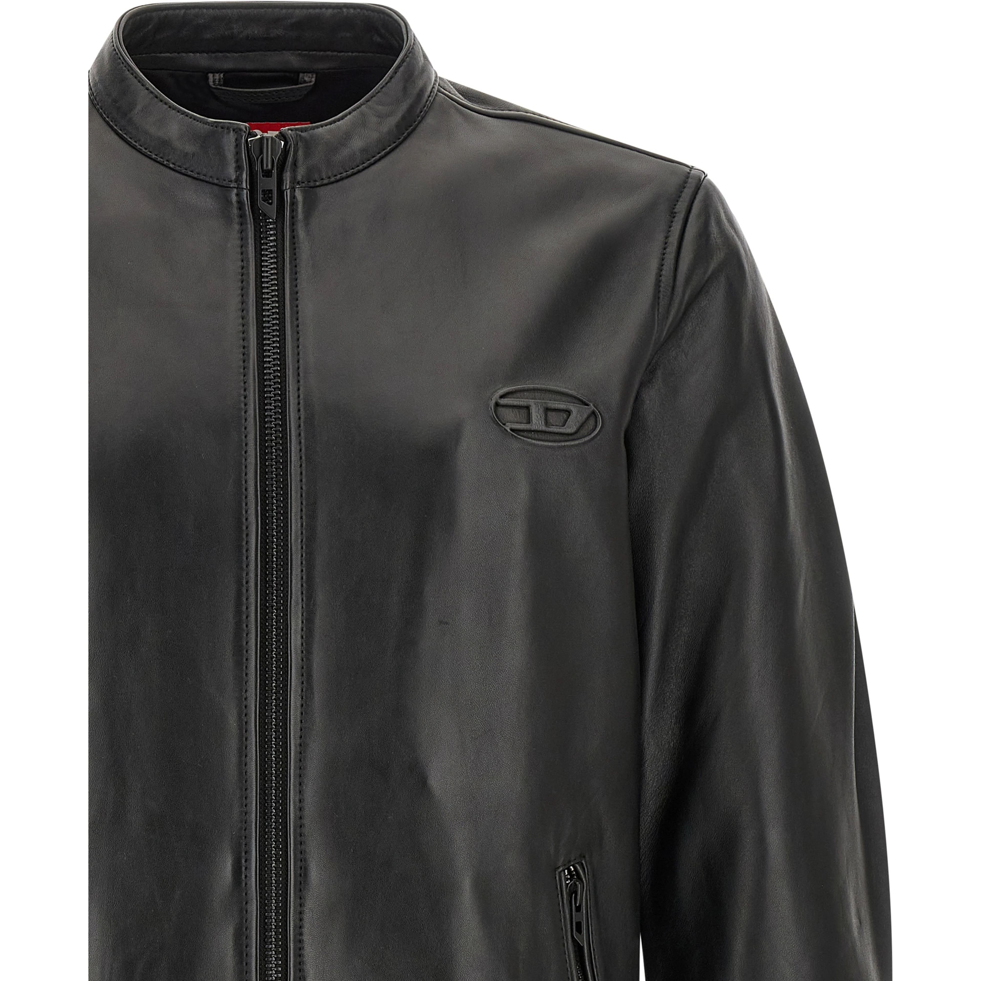 Black Lamb Leather Leather Jacket