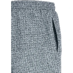 Blue Polyester Swim Shorts