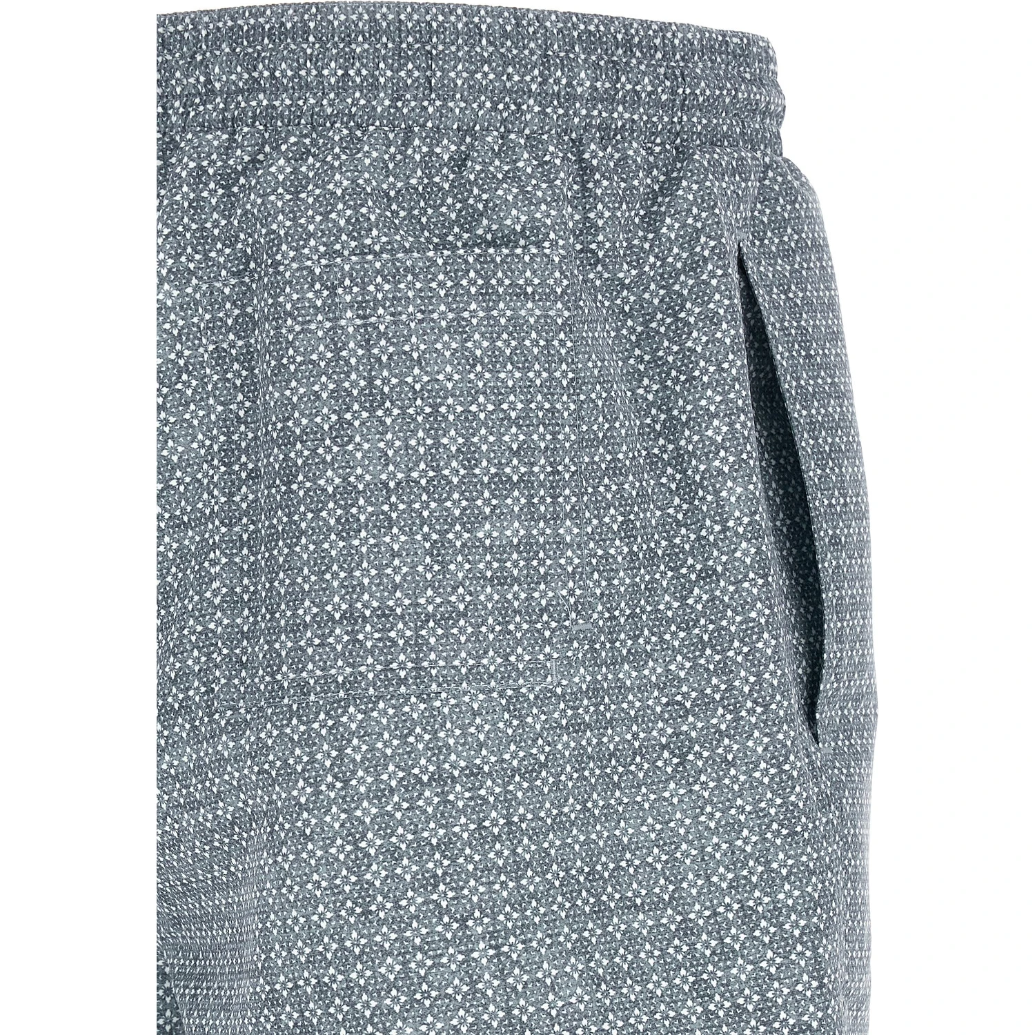 Blue Polyester Swim Shorts