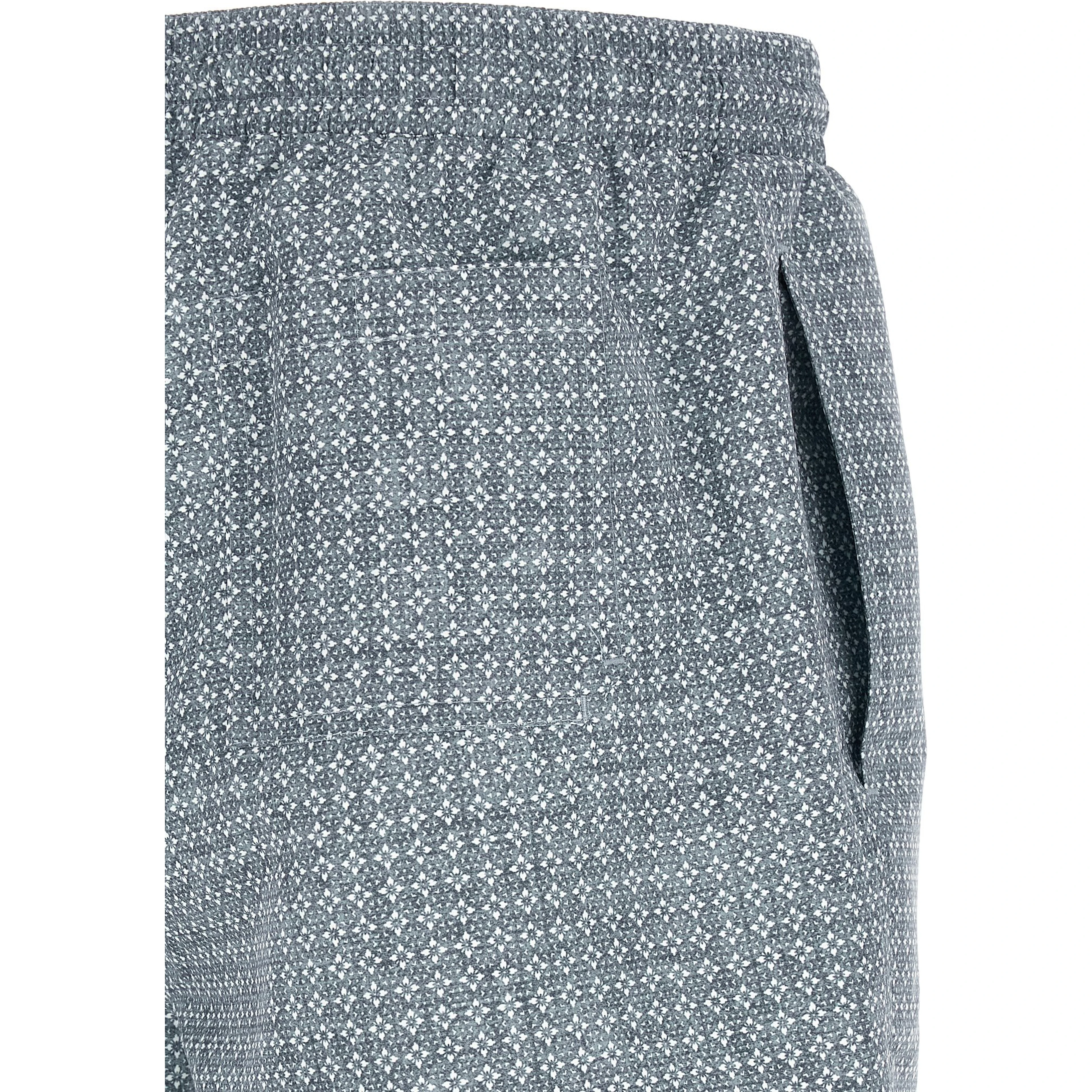 Blue Polyester Swim Shorts