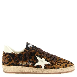 Brown Cowhide Low Top Sneakers