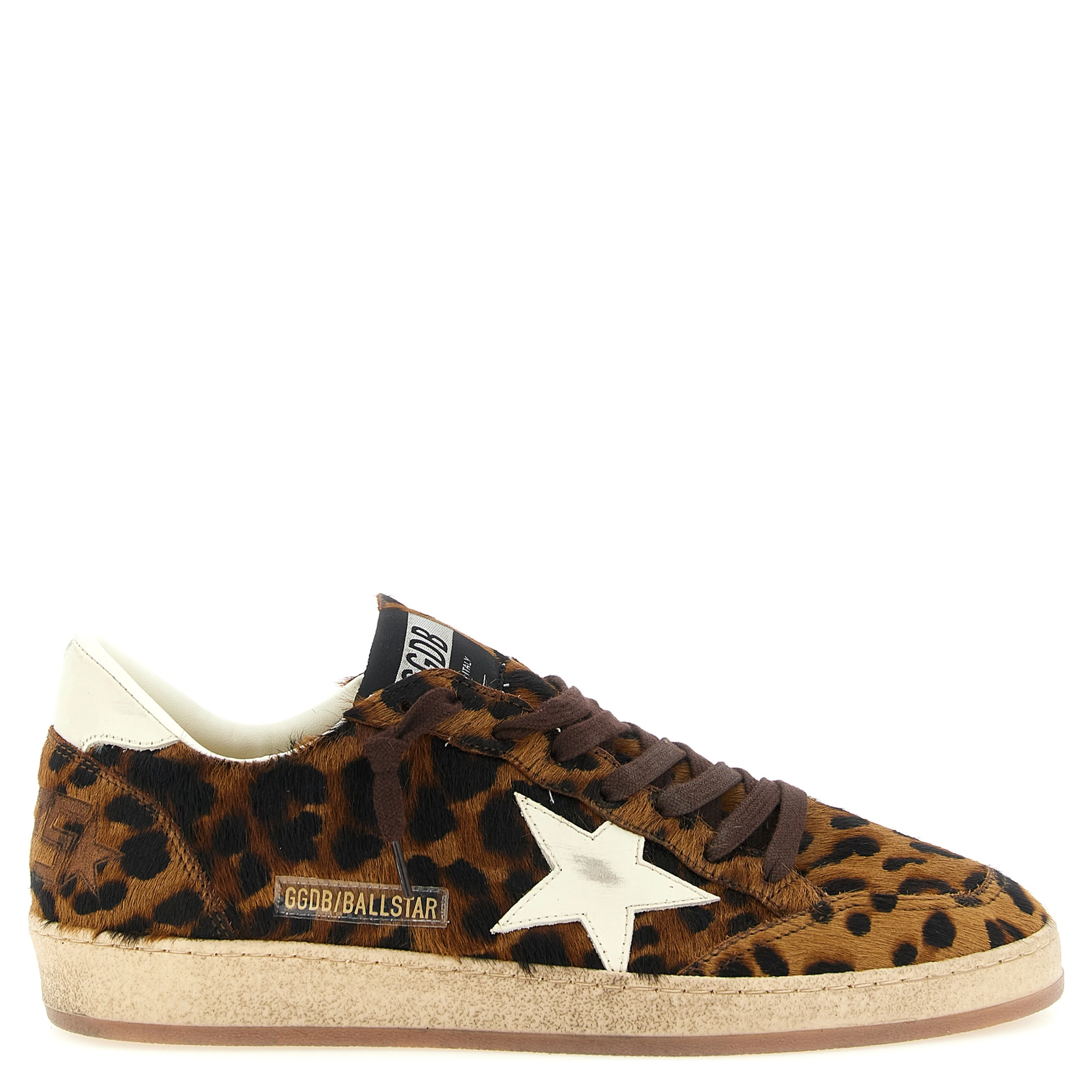 Brown Cowhide Low Top Sneakers