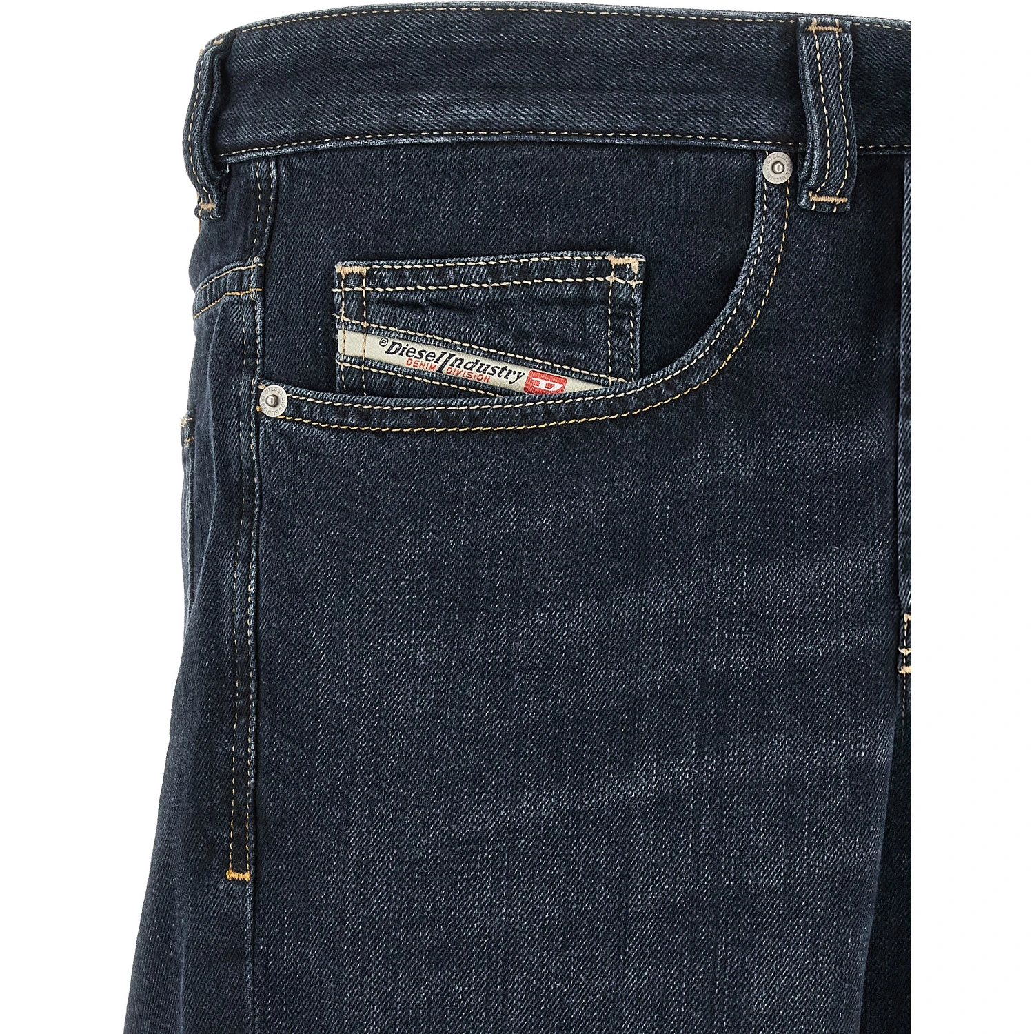 Blue Cotton Relaxed Fit Jeans
