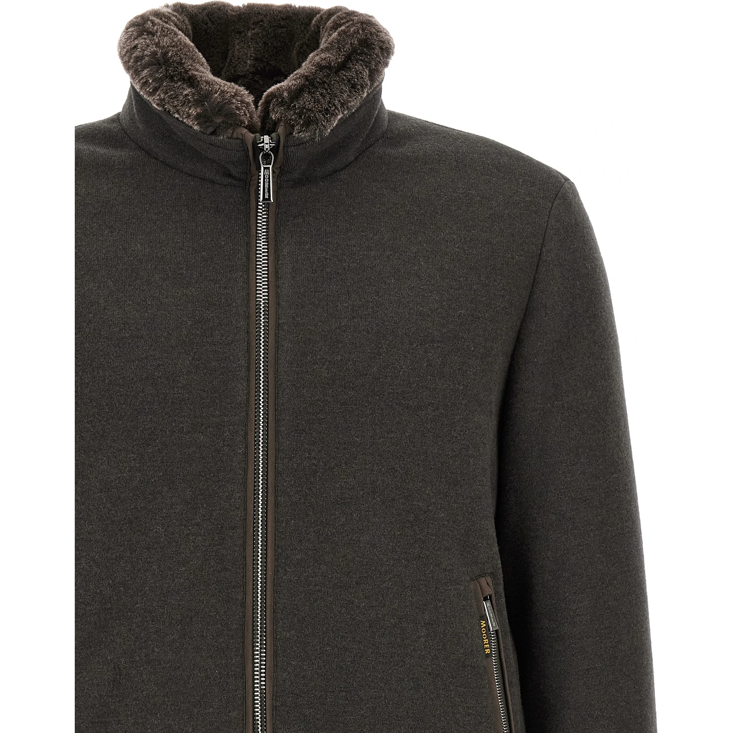 Brown Wool Bomber