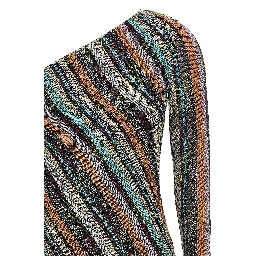 Multicolor Viscose Long Dress