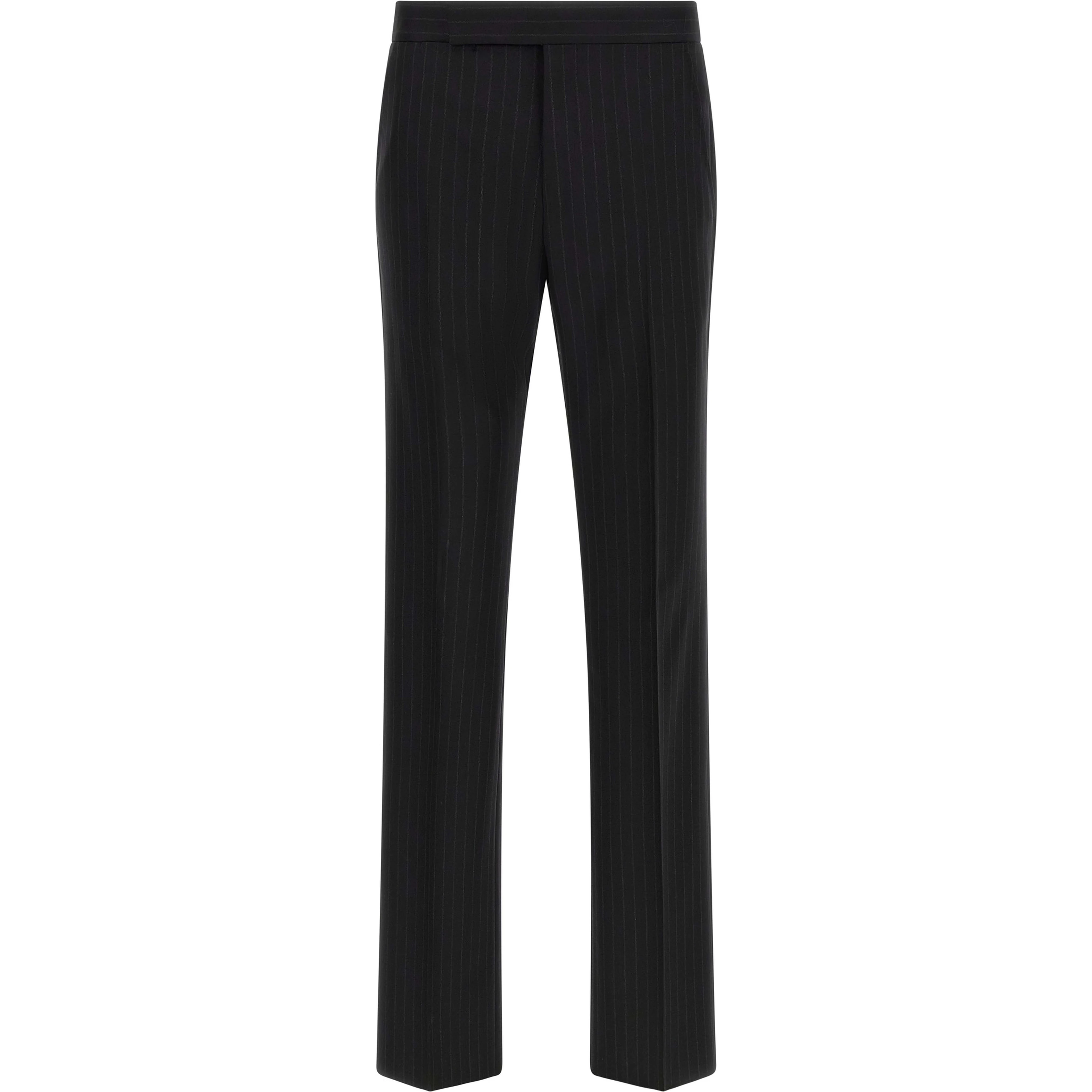 Black Wool Two-Piece Suit