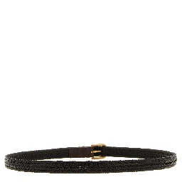 Brown Leather Regular Belt