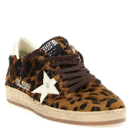 Brown Cowhide Low Top Sneakers