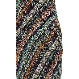 Multicolor Viscose Long Dress