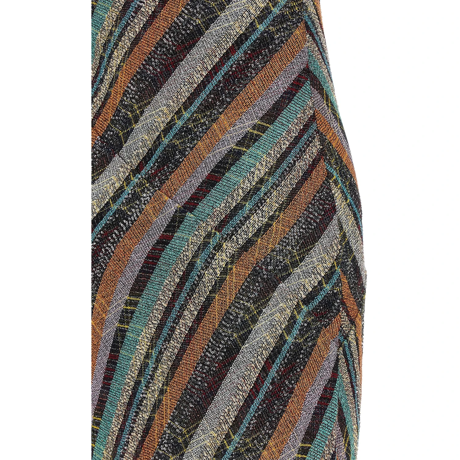 Multicolor Viscose Long Dress