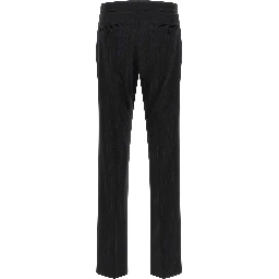 Black Wool Two-Piece Suit