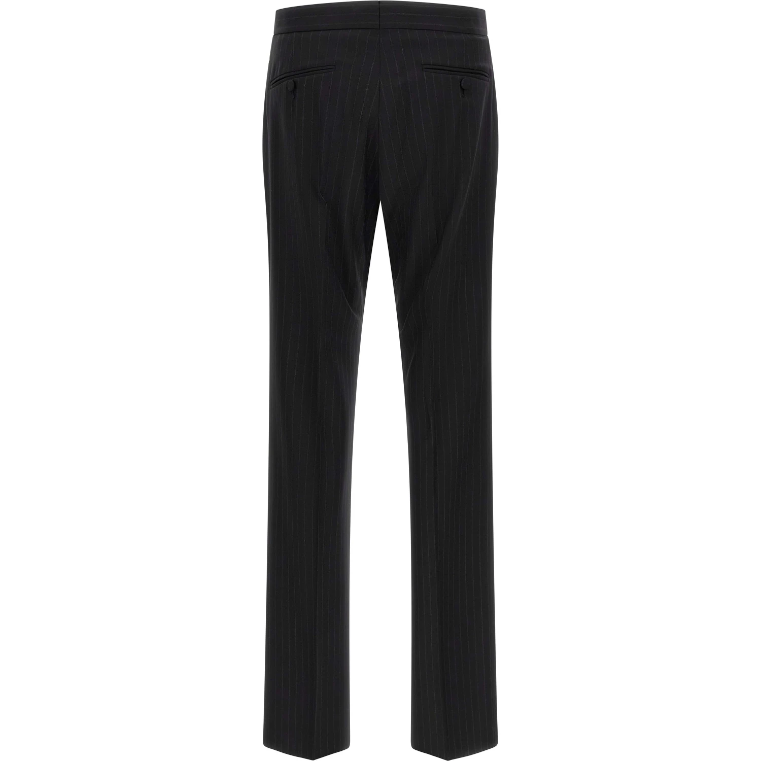 Black Wool Two-Piece Suit