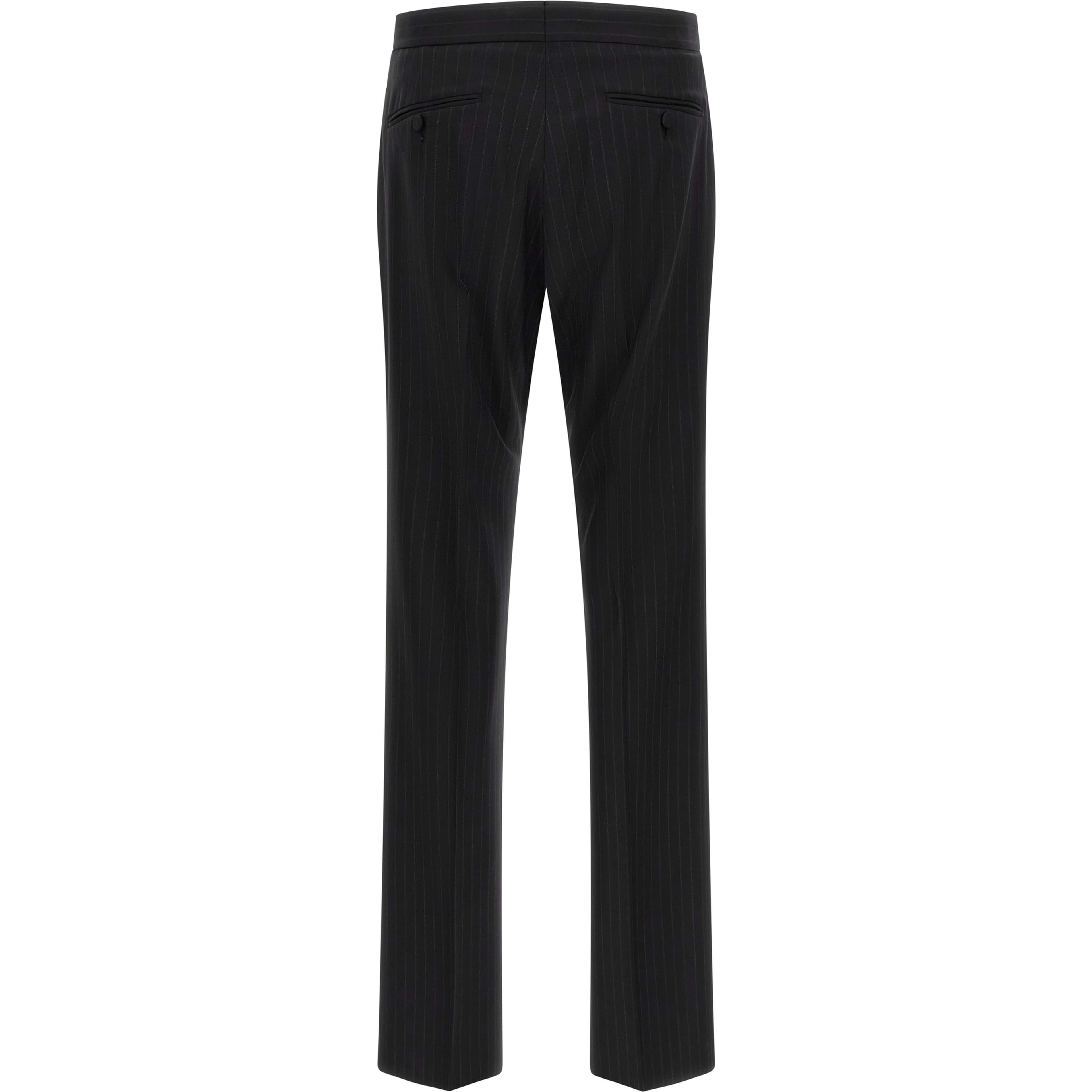 Black Wool Two-Piece Suit