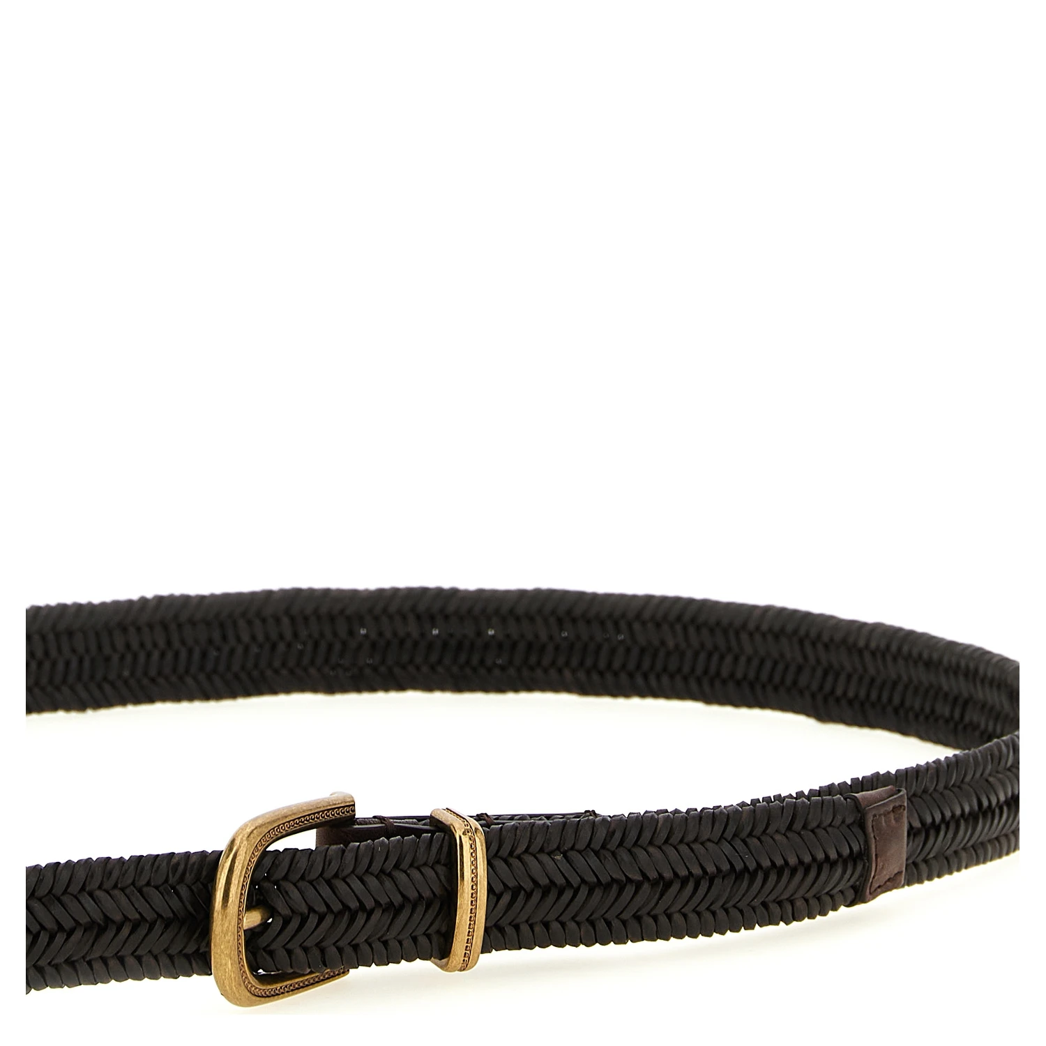Brown Leather Regular Belt
