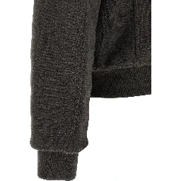 Brown Wool Bomber
