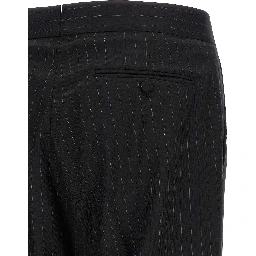 Black Wool Two-Piece Suit