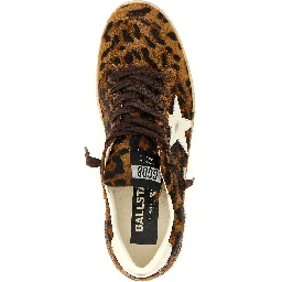 Brown Cowhide Low Top Sneakers