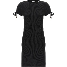 Black Cotton Short Dress