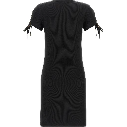 Black Cotton Short Dress